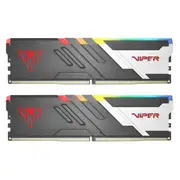 PATRIOT MEMORY VIPER VENOM DDR5 6000MT/s 48GB RGB (24GBx2) UDIMM Desktop Gaming Memory KIT- PVVR548G600C36K- Intel XMP 3.0 supported