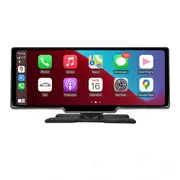 Car Radio 10.26 Inch Backup Camera Wireless Apple CarPlay Android Auto FM Mirror Link Touchscreen Dash Mount Stereo Portable Bluetooth Tech