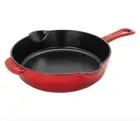 Staub Fry Pan Cast Iron 8.5-inch Deep Skillet-Cherry. New Open Box Pan.