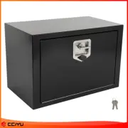 24"x14"x16" Storage Tool Box W/ 2x Chain+1x Lock for Truck Garage home