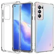 For Oppo Find X3 Neo Crystal Clear Case Shockproof Tough Air Cushion Gel Clear Transparent Heavy Duty Case Cover