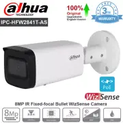 Dahua IPC-HFW2841T-AS 8MP WizSense Built-in Mic Bullet IP Camera PoE SMD+ IP67