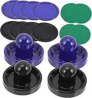 Didiseaon 1 Set Air Hockey Replacement Paddles Balls for Game Tables Includes Hockey Balls Paddles for Game Rooms and Family Fun