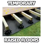 Riser Modular Builders Edge Deck joist supports Pedestal Tuff Adjustable decking