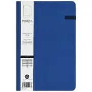 Modena A5 Linen Ruled Notebook Navy