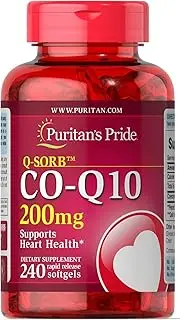 Puritans Pride Q-Sorb CoQ10 200 Mg, 240 Count