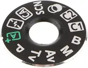 HOMYL Top Cover Mode Function Dial Mode Plate Interface Cap Replacement for Canon Eos 80D DSLR Camera