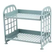 Storage Shelves,Plastic Small Storage Shelves - 2 Tier Shelf Shelving,Kitchen h