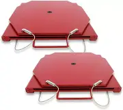 Alignment Turn Plate Set Table Red Steel Passenger Car Truck Hunter FMC Rack USA