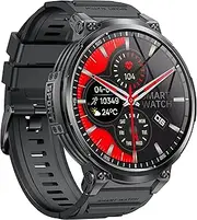 Smart Watch for Men with 1.85" Display Flashlight, 730mAhBattery, 40 Days Standby, Bluetooth Calling/Music, Multi-SportsModes, Pedometer, Calorie Tracker for Andorid iOS