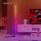 RGB Led Strip Floor Corner lamp Controlled by voice/WiFi RGB Lights