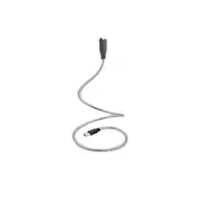 66cm Cobra Coil Mobile Charger Cable w/ USB-C/Micro-USB/Lightning Connector