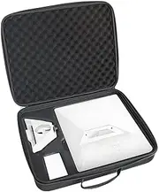 Portable Hard Shell Travel Case for Starlink Mini – Custom-Fit Protection for Kickstand, Pipe Adapter, Cables & Power Supply with Dual-Layer Shock-Absorbing Foam