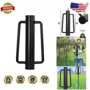 Effortless Fence Installation Tool - 12 lbs Hand Post Pounder for Easy Operation