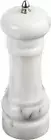 Natural Marble Salt Pepper Spice Grinder Pepper Mill, 6 Inch Tall, Off-White