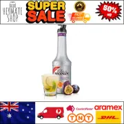 MONIN Passion Fruit Puree 1L Juice Kitchen Dining Desert Iced Tea Citrus New