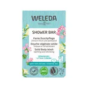 Weleda Organic Shower Bar (Solid Body Wash) Geranium + Litsea Cubeba 75g