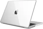 Fintie Case for MacBook Pro 14 Inch A2992 A2918 A2779 A2442 (2023 2022 2021 Release) - Protective Snap On Hard Shell Cover for MacBook Pro 14" M3/M2/M1 Pro/Max Chip with Touch ID, Crystal Clear