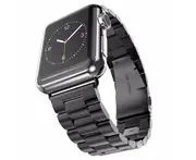 For Apple Watch iWatch Series 8 7 6 5 SE Stainless Steel Watch Band 45mm - Black