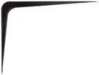 NEW CASE OF (20) PROSOURCE 21140BK BLACK 8 X 10 UTILITY STEEL SHELF BRACKETS