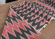 Ikat Fabric Silk and Cotton Uzbek 6.35 meters BRAND NEW FAST Shipment 12467