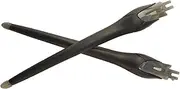 [Caulo] Replacement Temple Arm Legs Compatible w Oakley Radar EV Path OO9208 Pitch OO9211 Glass Sunglass Frames (Pewter w Black Earsocks - 1 Pair), Pewter W Black Earsocks - 1 Pair