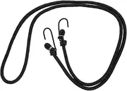 Black Motorcycle Bungee Cords Rubber Metal Elastic Rubber Rope Luggage Rope Elastic Bike Strap