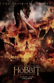 AA4915 The Hobbit The Battle of the Five Armies 2014 Town Movie Poster 11x17