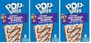 Kellogg's Pop-Tarts Frosted Hot Fudge Sundae Toaster Pastry, 8 Ct (3 Boxes)