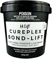 Hi Lift Bleach Cureplex Bond Dust Free Powder Lightener 500g, Hair Treatment