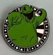 OOGIE BOOGIE FORTUNE WHEEL ENAMEL PIN