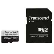 Transcend 256GB High Endurance U3 Micro SD Card with Adapter for DashCam (TS256GUSD350V)