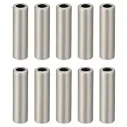 10Pcs 25mm Alloy Cord End Lock Rope Fastener End Stoppers for Lanyard, Silver