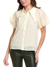 Gracia Shiny Mesh Shirt