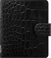 Filofax Pocket Classic Croc organiser - Ebony