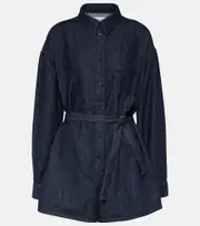 [The Frankie Shop] The Frankie Shop Wren denim playsuit AU 14 blue