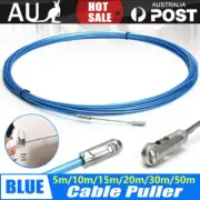 5-50m Cable Fish Push Puller Conduit Snake Cable Rodder Fish Tape Wire Guide