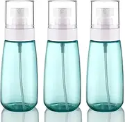 Cosywell Spray Bottle for Hair TSA Approved 3.4oz 100ml 3 Pack Leak Proof Travel Spray Bottle Empty Refillable Small Spray Bottles for Perfume Essential Oils Toners Rose Water Cosmetics (3Green)