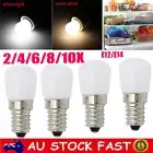 Mini LED Light Bulb E12 E14 SMD Filament Fridge Oven Microwave Lamp Milk White