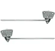 1956 Ford Pickup Truck Sun-Visor Brackets Chrome Pair Right & Left Side 3117E+E