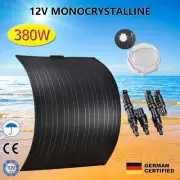 380W 12V Flexible Solar Panel Mono Caravan Camping Portable Battery Charging AU