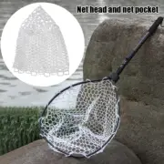 Collapsible Fishing Mesh Hole Fish Catch Release Casting Network Landing Dip Net