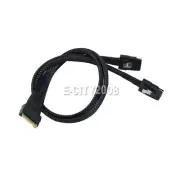Slimline SAS Slim 4.0 SFF-8654 8i 74pin to Dual SFF-8087 Mini SAS 50CM