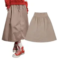 在飛比找momo購物網優惠-【CONVERSE】Yotd Skirt 女款 卡其色 CN