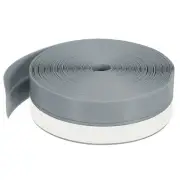 Silicone Seal Strip, 35mm Width x 33FT Length Sealing Foam Tape, Grey