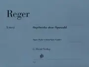 Reger Organ Works Without Opus Number Henle Urtext Edition Sheet Music Book