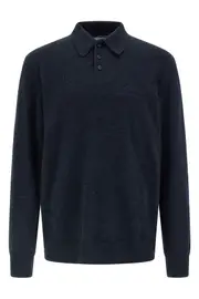 MAISON MARGIELA Suede Patch Polo Shirt