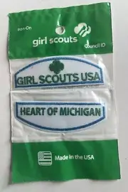 Girl Scout Council ID Set - Heart of Michigan (J,C,S,A)