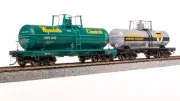 Broadway Limited 7669 HO EBAX/SHPX 1960s Scheme 6000 Gallon Tank Car (Set of 2)