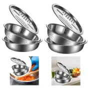 3Pcs Vegetable Slicer Salad Maker Bowl Kitchen Tool Multifunctional Julienne